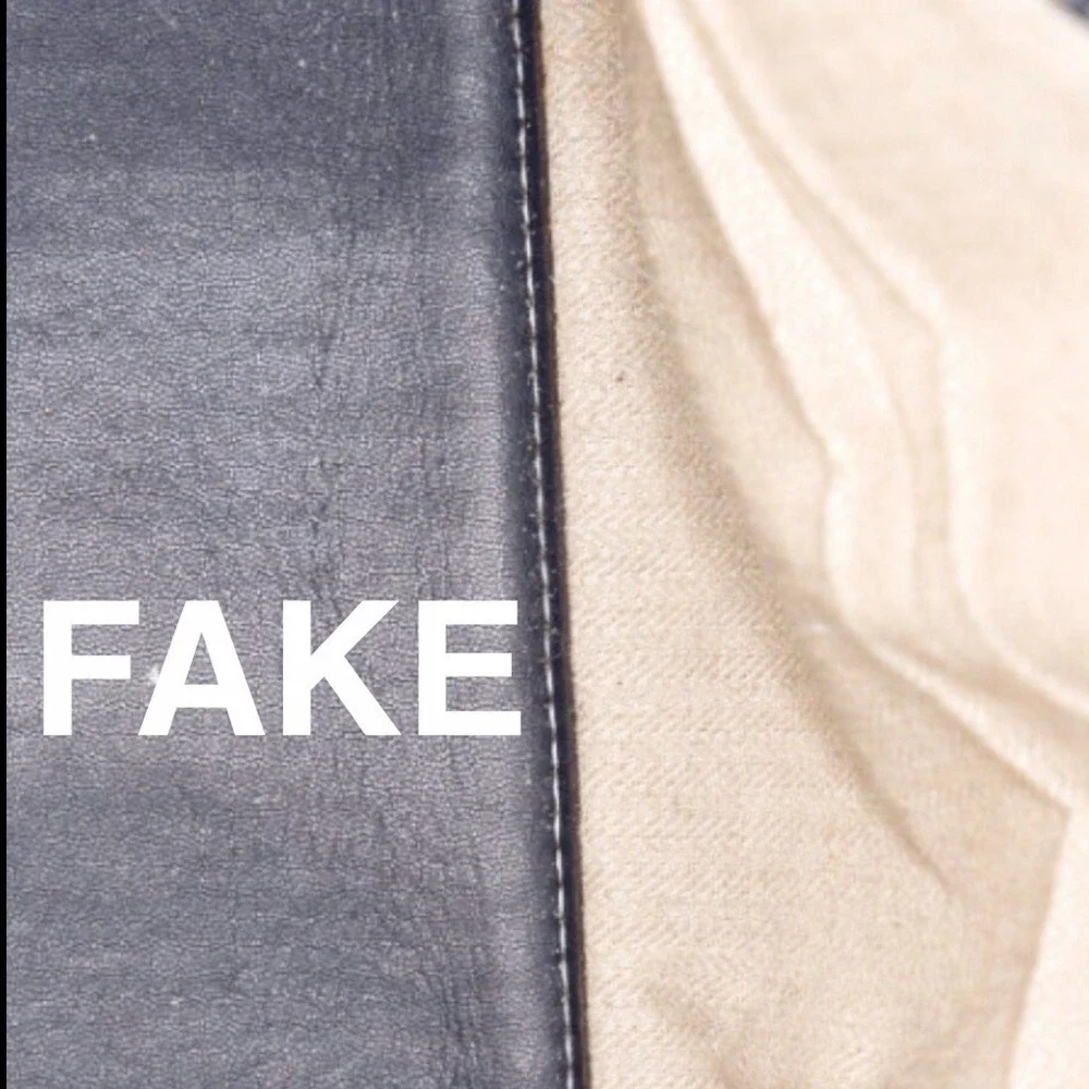 Don't buy a FAKE Tory Burch Lee Radziwill Suede/Leather double bag!